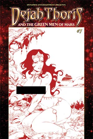 Dejah Thoris And The Green Men Of Mars #7 Cover H High-End Milton Estevam Risque Red Ultra-Limited Cover (ONLY 25 COPIES IN EXISTENCE!)