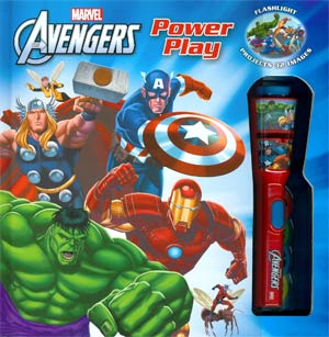 Marvel The Avengers Power Play Book With Flashlight Projector HC