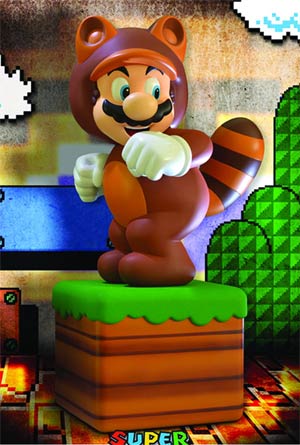 Super Mario 3D Land Tanooki Suit Mario Statue