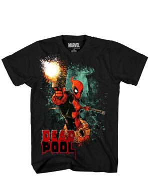 Deadpool Phyrexia Black T-Shirt Large