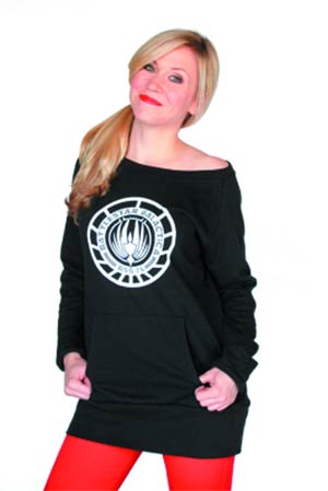 Battlestar Galactica Seal Juniors Sweatshirt Large