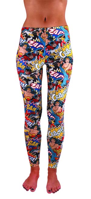 DC Heroines BAM POW Leggings Large