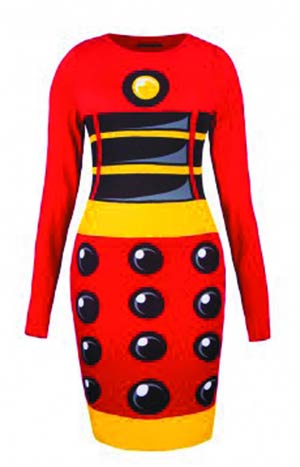Doctor Who Dalek Exterminate Body Con Dress Large