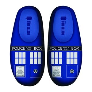 Doctor Who TARDIS Slippers Large / X-Large