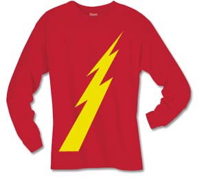 Golden Age Flash Symbol Long Sleeve Shirt X-Large