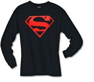 Superboy Symbol Long Sleeve Shirt XX-Large