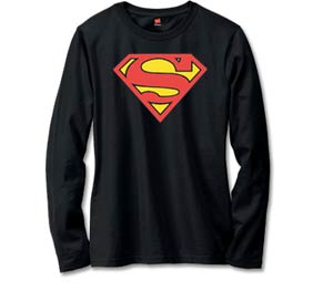 Superman Symbol III Long Sleeve Shirt XX-Large