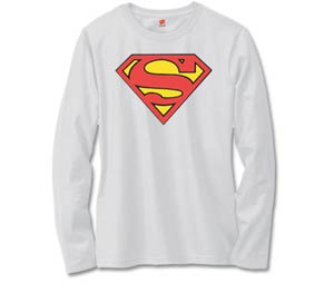 Superman Symbol IV Long Sleeve Shirt XX-Large