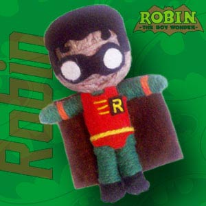 DC Comics Original String Doll Keychain - Robin
