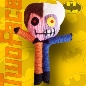 DC Comics Original String Doll Keychain - Two-Face