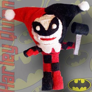 DC Comics Original String Doll Keychain - Harley Quinn