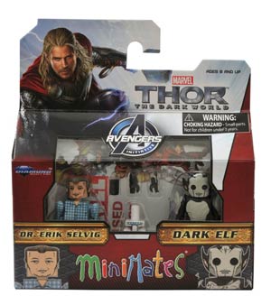 Marvel Minimates Series 53 Thor Dark World Selvig & Dark Elf 2-Pack