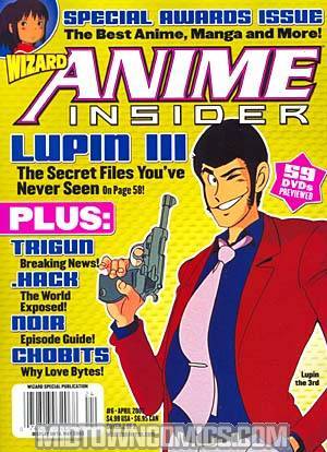 Wizard Anime Insider #6 Lupin III Cvr