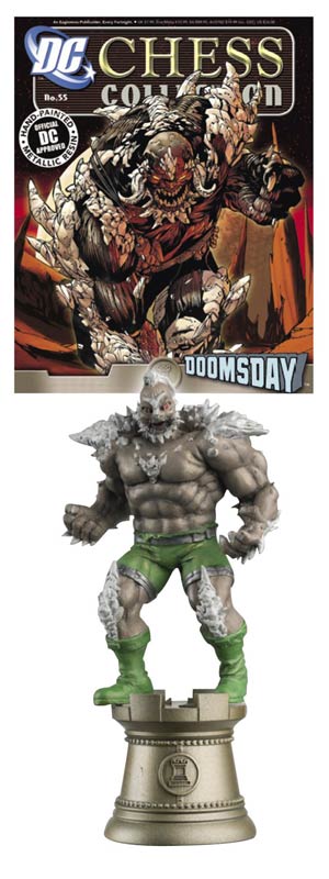 DC Superhero Chess Figure Collector Magazine #55 Doomsday Black Rook