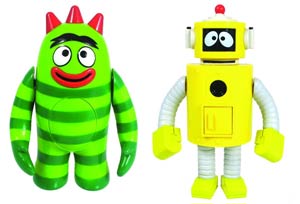 Yo Gabba Gabba 6-Inch Figure With Music Assortment Case