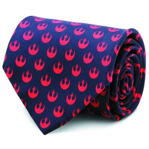 Star Wars Tie - Rebel Symbol Navy & Red