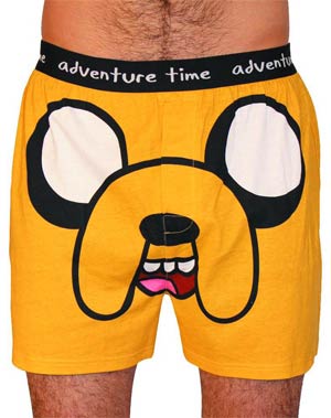 Adventure Time Jakes Face Mens Boxer Shorts Small