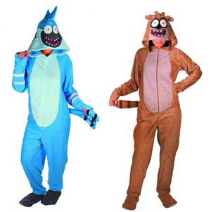 Regular Show Rigby 1-Piece Pajamas X-Large