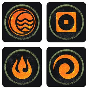 Legend Of Korra Coaster Set