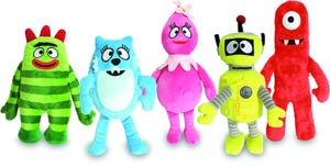 Yo Gabba Gabba Deluxe Talking Plush Assortment Case