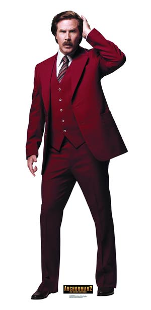 Anchorman 2 Ron Burgundy Life-Size Standup