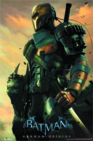 Arkham Origins Deathstroke Poster