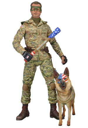 Kick-Ass 2 Series 2 Part 2 Colonel Stars & Stripes With Eisenhower 7-Inch Action Figure