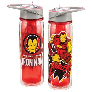 Marvel Invincible Iron Man 18-Ounce Tritan Water Bottle