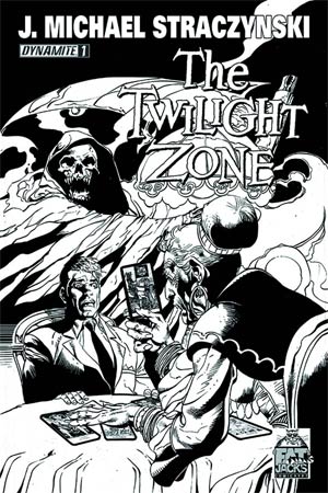 Twilight Zone Vol 5 #1 Cover L DF Fat Jacks Comicrypt Exclusive Black & White Variant Cover