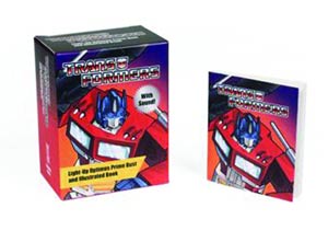Transformers Light-Up Optimus Prime Bust & Book Set