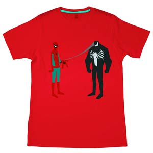 Spider-Man Oh You Red T-Shirt Large