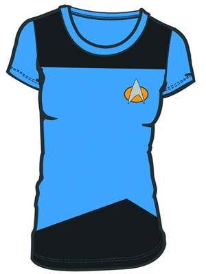 Star Trek I Am Star Trek Blue Juniors T-Shirt Large