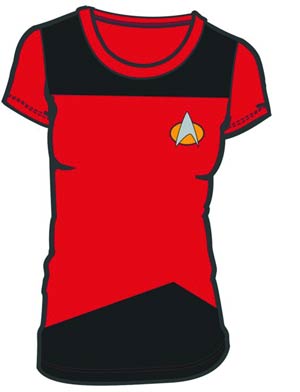 Star Trek I Am Star Trek Red Juniors T-Shirt Large