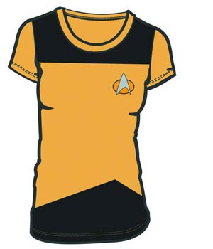 Star Trek I Am Star Trek Yellow Juniors T-Shirt Large