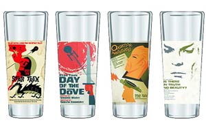 Star Trek The Original Series Fine Art Shot Glass 4-Piece Set Series 7