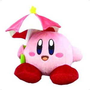 Kirby 6-Inch Plush - Umbrella Kirby