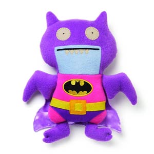 Uglydoll DC Comics 11-Inch Plush - Ice-Bat As Batman