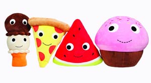Yummy World 16-Inch Large Plush 4-Piece Assortment Case
