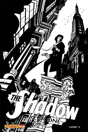 Shadow Year One #7 Cover H High-End Chris Samnee Black & White Ultra-Limited Variant Cover (ONLY 50 COPIES IN EXISTENCE!)