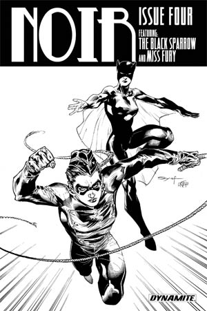 Noir #4 Cover B High-End Ardian Syaf Black & White Ultra-Limited Variant Cover (ONLY 25 COPIES IN EXISTENCE!)