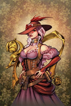 Legenderry A Steampunk Adventure #2 Cover E High-End Joe Benitez Virgin Art Ultra-Limited Variant Cover (ONLY 50 COPIES IN EXISTENCE!)