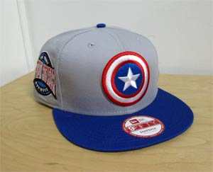Captain America Side Action Official 950 Snapback Cap M/L