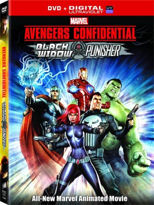 Avengers Confidential Black Widow & Punisher Combo DVD