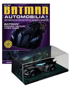 DC Batman Automobilia Collection Magazine #34 Arkham Asylum Video Game Batmobile