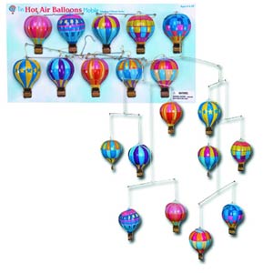 Hot Air Balloon Mobile Tin Toy