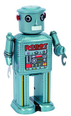 Mechanical Robot Tin Toy