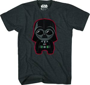 Star Wars Lord Kawaii Charcoal Heather T-Shirt Large