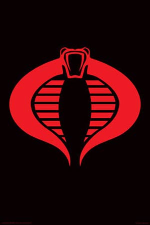 GI Joe Cobra Logo 25x13 Wall Poster