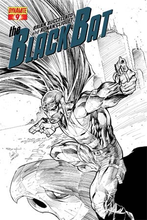 Black Bat #9 Cover D High-End Ardian Syaf Black & White Ultra-Limited Variant Cover (ONLY 50 COPIES IN EXISTENCE!)