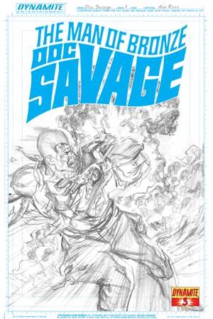 Doc Savage Vol 5 #3 Cover D High-End Alex Ross Art Board Ultra-Limited Variant Cover (ONLY 25 COPIES IN EXISTENCE!)